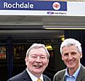 Councillors Alan Taylor and William Hobhouse are hoping to bring public transport improvements into Rochdale through the TIF bid referendum.