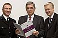 Assistant Chief Constable Ian Hopkins, His Honour Judge Ian Hamilton and John Holt, Chief Crown Prosecutor for Greater Manchester launched the agreement in Manchester yesterday