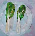 Christopher Rainham's 'Pak Choi', one of the paintings that will be exhibited at the Royal Exchange Theatre.