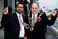 Moshahid Hussain & Mayor Keith Swift