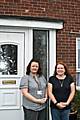 Sarah Foster, the Senior Private Sector Accommodation Officer at Rochdale Council, with Mairead Hassett, whose Jefferson Way home faced repossession before she got help from the Mortgage Rescue Scheme.