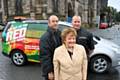 Heat detectives: Councillor Doreen Brophy-Lee with the HeatSeekers team