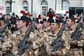 Soldiers from the Second Battalion of the Royal Regiment of Fusiliers paraded through Rochdale town centre in November.