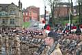 The Fusiliers at the Town Hall.