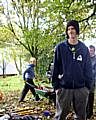 v@groundwork volunteer Ryan Smith at Hollingworth Lake.