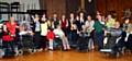 The Mayor of Rochdale, Councillor Keith Swift and the Mayoress Sue Etchells with members of Rochdale and District Scope