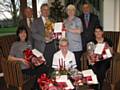 Freemasons give Christmas gifts to hospice