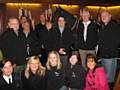 Animal welfare volunteers with GMP staff and RSPCA Chief Inspector Cathy Hyde (kneeling, left).