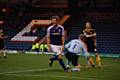 Wiseman wheels away after scoring his first ever goal for Rochdale.