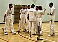 Action from week five of the indoor cricket league at Matthew Moss High School.