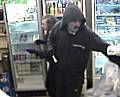 Ordeal: The young girl was pushed into a corner and threatened as masked robbers raided the newsagents