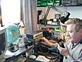 Fingers crossed: Dave Carden is hoping for a permanent meeting place for his much-loved amateur radio society