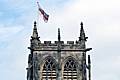 The flag of St George at the Parish Church at St Chad's