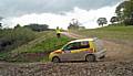 Cruttenden and Griffin in action in their VW Lupo during The Plains Rally.