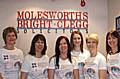 Seven keen employees from Molesworths Bright Clegg have been training hard for the Great Manchester Run 2009