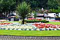 Flower beds at the South Parade/Newgate roundabout