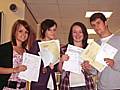 Rebecca Simpson, Kirsty Whitehill, Shannon Doyle and Carl Thornley of Cardinal Langley RC High School