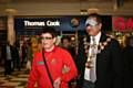 The Mayor of Rochdale, Councillor Zulfiqar Ali, walked through the Exchange Shopping Centre wearing a blindfold