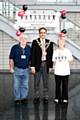 The Chairman of Heartline, Peter Downing with the Mayor of Rochdale and Heartline's ladies rep, Val Screeton at the 20th birthday celebrations in October