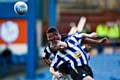 Sheffield Wednesday 2 - 0 Rochdale<br /> Marcus Holness grits his teeth to win the header against Neil Mellor