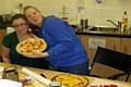 ‘Hands on’ parents in a practical cookery session