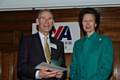 Graham receives his award from HRH the Princess Royal