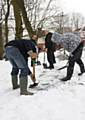 Clearing snow and ice 