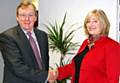 NHS HMR Chairman John Pierce welcomes new Chief Executive, Dr Julie Higgins