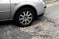 Be aware of the danger of potholes