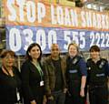 Shamshad Mughal, Naila Ilyas, Luthfur Rahman (Rochdale Borough Council) with PCSO’s Louise Cleary and Christine Hardman