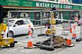 The hole in the road on Yorkshire Street close to the junction with Elliot Street