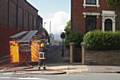 A fire engine at the bottom of Count Street close to Autocare Rochdale Ltd