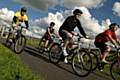 Staff from Kingsway Business Park and Rochdale Development Agency take advantage of Kingsway’s cycle paths