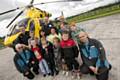 Children during the visit with PC Mike Stott and PCSO David Wild