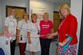 Non-Executive Director Christine Morgan officially opened the event, along with the breast screening radiographers and cancer survivor Christine Abbott  

 
