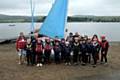 The young people on the last day of the water activities at Hollingworth Lake