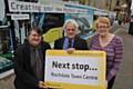 Councillor Keith Whitmore, Vice Chairman of GMITA, Councillor Ian Macdonald, Chairman of GMITA, and the Leader of Rochdale Council, Councillor Irene Davidson