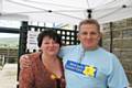 Pauline and Alan Ashworth  - Landlady and Landlord of The Moorcock Inn
