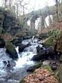 Healey Dell viaduct on the Rochdale Bacup Branch