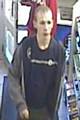 A CCTV image of a man the police want to speak to in connection with the robbery