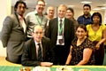 Council Leader Colin Lambert, Sadia Dar, Councillor Farooq Ahmed, Simon Bailey, Iain Hodgeon, Paul Young, Penny Sharp, Suleman Mukhtar and Debbie Ravey were amongst over 50 staff who raised more than £400 for charity in their lunch break.
