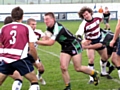 Rochdale Town Team Rob Clegg in action against GB Students