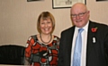 Stephen Holt with his receptionist of 16 years, Janet Earnshaw.