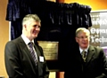 Robin Lonsdale, Headteacher, Falinge Park High School and HRH The Duke of Gloucester 