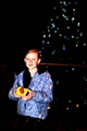 Jessica Frater, 11, turned on the Littleborough Christmas lights