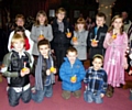 Rev Sharon Jones kneeling (back row, left) with a group of the children who attended.
