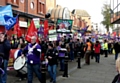 People from Rochdale joined a rally in Oldham