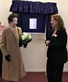 HRH with Governor Susan Kennedy after the unveiling of the plaque 