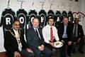 Rochdale council representatives alongside rugby league officials