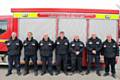 GMFRS team members - Andy Horridge, Alex Sugden, Mike Buckley, Dave Swallow, Neal Pickersgill, Clive Geoghegan and Peter Stevenson
